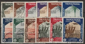 1934 Colonie italiane (Tripolitania) Serie completa Mostra arte coloniale usata - Bild 1 von 1