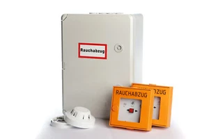 RWA-Set: RWA-Zentrale 4A-1D inkl. 2xHandauslösetaster + Rauchmelder | Rauchabzug - Bild 1 von 5