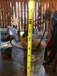 Vintage Galvanized GNRY-Great Northern Rail Yard Can - Picture 1 of 10