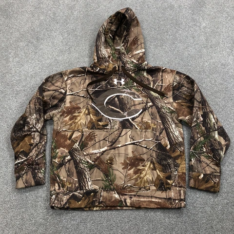 Cincinnati Reds Hoodie Men Small Camo Pullover Hooded Sweatshirt Sweater Adult Cover