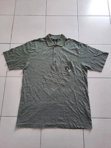 Vintage Celine Paris gestreiftes Poloshirt Made in Italy Tasche - Bild 1 von 7