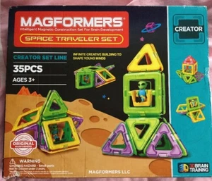 NEW Magformers Creator Space Traveler Magnetic Building Set 35 Pcs - Picture 1 of 4