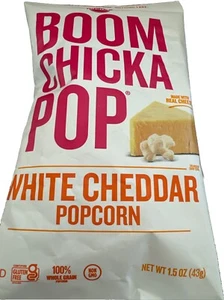 Angie's BOOMCHICKAPOP weißer Cheddar Popcorn, 1,5 Unzen - Bild 1 von 4