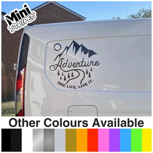 CAMPERVAN ADVENTURE MOUNTAIN VW SPRINTER STICKERS GRAPHICS - ONE LIFE LIVE IT - Picture 1 of 9
