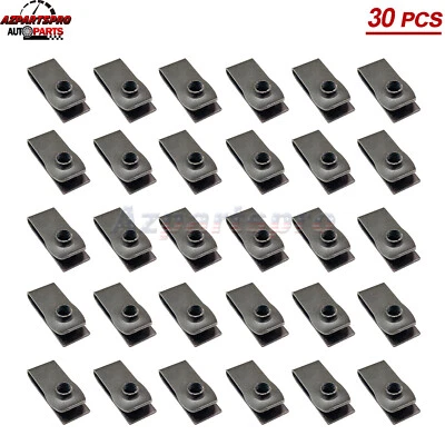 Зажимы U-гайки для GM — резьба M6-1.0 — от центра отверстия до края — 30 зажимов — No194 - Изображение 1 из 4