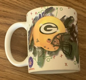 Coffee Cup/Mug Green Bay Packers NFLP 1996 Football Hunter MFG 8 oz, 3.75" Tall - Picture 1 of 11