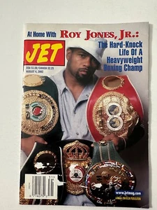 JET Magazine Aug 4, 2003 Rare - ROY JONES JR.! - Picture 1 of 8