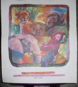 Disney Wildlife Conservation Fund 21" x 19" Litho Signed by Larry Moore **USED** - Picture 1 of 1