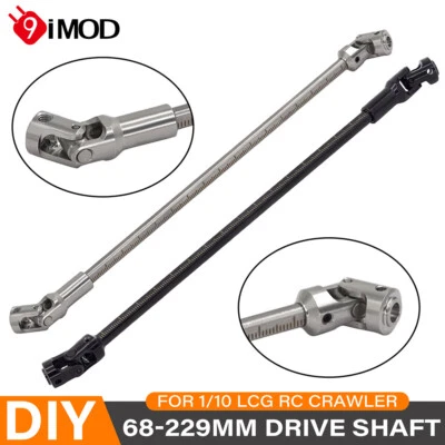 9IMOD 68mm-229mm Drive Shaft Steel Drive Shaft DIY For 1/10 LCG RC Crawler Car - Image 1 of 4