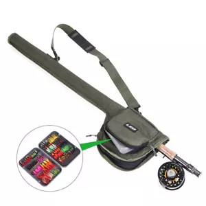 Fly Fishing Combo Set Fly Fishing Rod Reel 5/6WT with Storage Bag 100 pcs Flies - Picture 1 of 8