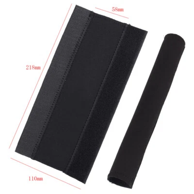 2 Black Bike Bicycle Chainstay Frame Protector Cover Chain Stay Protective Guard - image 1 of 4