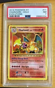 PSA 7 MINT Charizard 11/108 XY Evolutions Holo Rare Pokemon TCG Trading Card - Bild 1 von 2