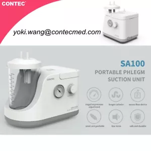 Portable Phlegm Suction Unit 1500ML Emgergency Medical Vacuum Aspirator Machine - Picture 1 of 6