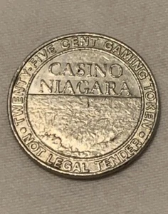 Casino Niagara 25 Cent Metal Casino token Coin (Niagara Falls, Ontario, Canada) - Picture 1 of 2