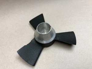 Spare 3 Sheet Fan 1/4 Aluminium for Vario Sky Fox Helicopter Heli Burner - Picture 1 of 7