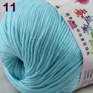 Sale 1 Skeinsx50g Cashmere Silk Wool Children Hand Knit Blankets Crochet Yarn 11 - Bild 1 von 10
