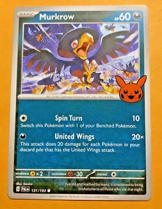 Pokemon Card - Murkrow 131/193 - Basic - 2023 #0198 Reverse Holo #171 - Picture 1 of 3