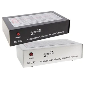Dynavox Preamplificador Fono TC-750 MM-System Preamplificador Fono Negro/Plata - Imagen 1 de 13