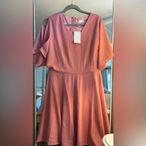 NEW Wedding Guest Batwing Sleeve Mother of Bride Dress XL - Picture 1 of 6