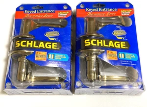 2 gleichschließend Schlage gleichschließend Einstieg Messing Flair Türhebel F51 V4 FLA 505 RH oder LH - Bild 1 von 6