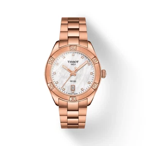 Tissot PR 100 Sport Chic Mother-of-Pearl Dial Women's Watch T1019103311600 - Picture 1 of 1