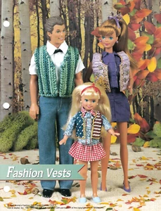 GILET MODA tela plastica modello bambola moda e istruzioni - Foto 1 di 4