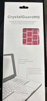 Crystal Guard MB - Protector de teclado más delgado y transparente - Trazo de pintura azul Foto 1 de 2