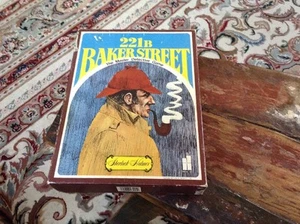 Vintage 1977 221B Baker Street Sherlock Holmes Board Game - Picture 1 of 3