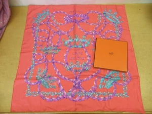 HERMES Paris Silk Scarf 34.5" Le Sacre du Printemps by H. d'Origny w/ box - Picture 1 of 12