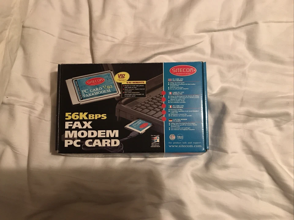 Vintage Sitecom 56K Fax / Modem Laptop PC Card - Image 1 of 4