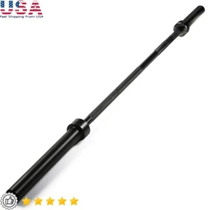 Olympic Barbell Weightlifting 2 Inch 7ft Stainless Steel 700lb Capacity Fitness - Picture 1 of 11