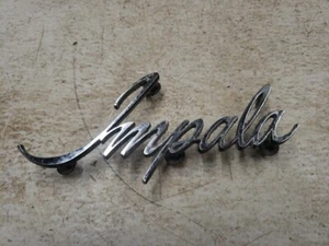 Original 1969 Chevrolet Impala Fender Emblem Ornament Script - Picture 1 of 11