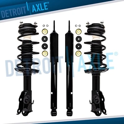 Front Struts w/ Coil Springs Rear Shocks Absorbers for 2006 - 2011 Honda Civic - Изображение 1 из 4