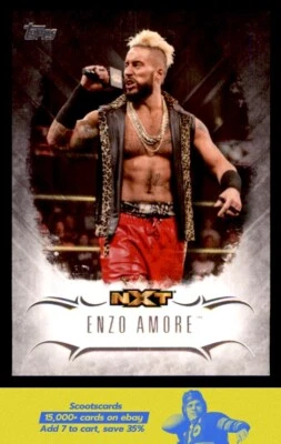 2016 Topps WWE Undisputed Enzo Amore NXT Prospects card #NXT-17 - Image 1 of 2