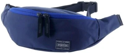 Yoshida PORTER GIRL WAIST BODY BAG (S) MOUSSE Navy 751-18182 MADE IN JAPAN New - Image 1 of 2