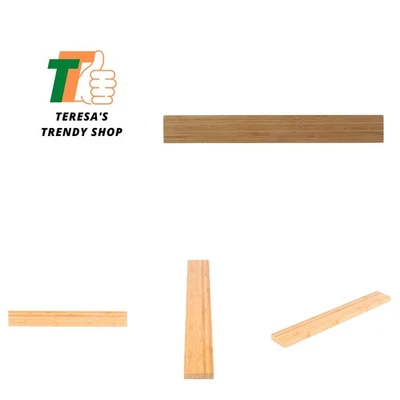 Bamboo Magnetic Knife Bar - Elegant Kitchen Storage, 18" x 2-3/8" x 3/4" - Image 1 of 4