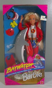 Vintage 1994 Baywatch Barbie Puppe Mattel 13199 Barbie rettet ihren Delphin - NRFB - Bild 1 von 8