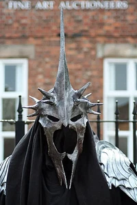 Black Nazgûl Armor: Witch King Ringwraith Costume - Wearable Steel XL Halloween - Picture 1 of 7