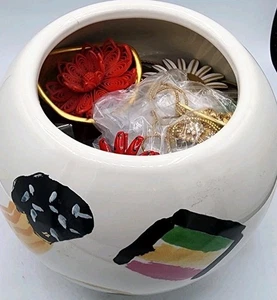 Fantastic Jewelry Jar Vtg & Mod  Some Signed Many New In Box 5lbs Kate Spade Jar - Picture 1 of 19