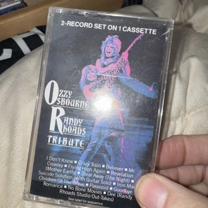 Ozzy Osbourne Randy Rhoads Tribute Cassette Tape 1987 Album Heavy Metal - Picture 1 of 2