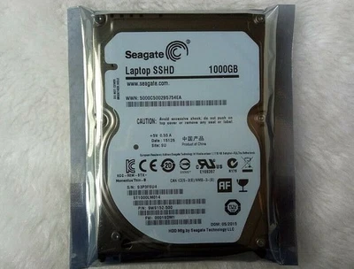 Seagate Laptop SSHD 1000GB Serial ATA Disc Drive ST1000LM014 5.4K 6Gb/s 2.5" 1TB - Image 1 of 2