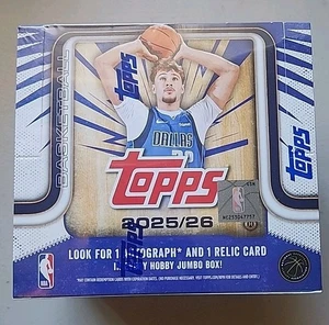2025-26 Topps Basketball Hobby Jumbo Box In Hand - Bild 1 von 2