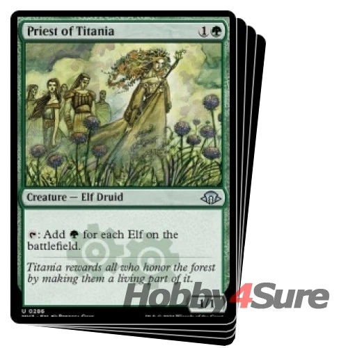 Priest Of Titania X4 M/NM Magic: The Gathering MTG Modern Horizons 3 - Image 1 of 1