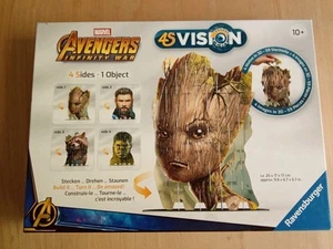 Ravensburger MARVEL Avengers Infinity War 4S Vision 3D Puzzle opened Unused - Picture 1 of 4