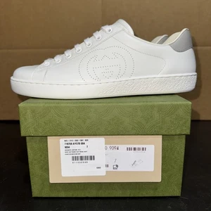 Gucci Ace Interlocking G Herren Weiß Turnschuhe Größe 8 US | 7 UK - Bild 1 von 11