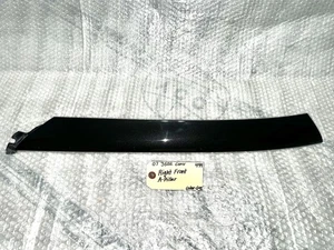 05-08 Nissan 350Z Convertible RH PASSENGER Exterior A Pillar Trim OEM Black G41 - Picture 1 of 22