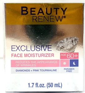 Beauty Renew 60+ EXCLUSIVA CREMA HIDRATANTE FACIAL DÍA Y NOCHE 1,7 oz NUEVA Y SELLADA - Imagen 1 de 3