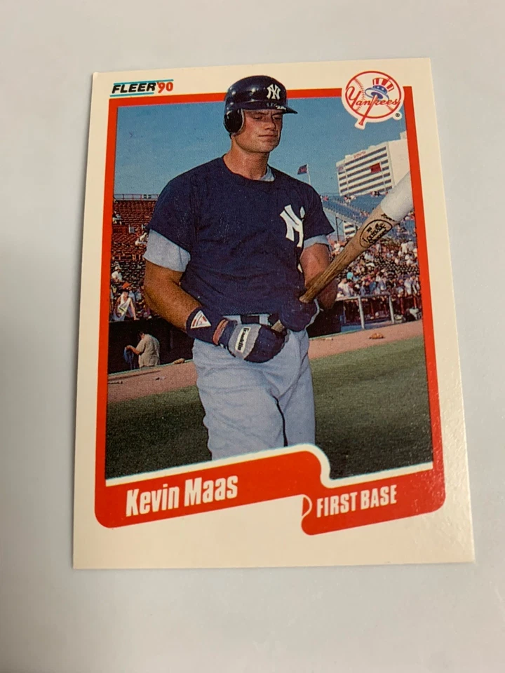 Fleer Kevin Maas 1990 Yankees de Nueva York  Foto 1 de 1