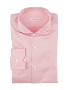 Camisa De Algodón Rosa Fiori Di Lusso - Extra Slim - 15.75/40 - (FL8122335) - Imagen 1 de 4