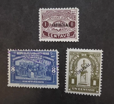 HONDURAS Official Airmail Stamp Lot  MINT MH OG Unused Used T17983 - Image 1 of 2